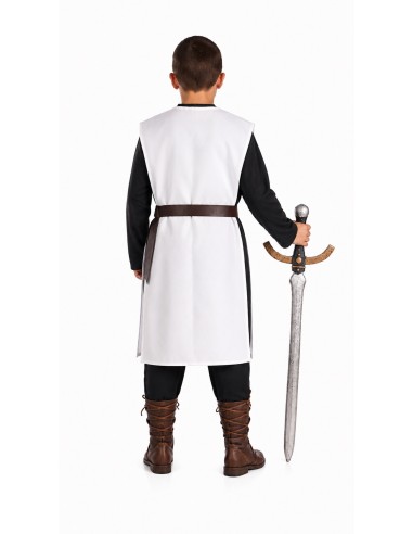 Costume Cappotto Templare Taglia Unica | Costumi per Bambini Il Re del Carnevale